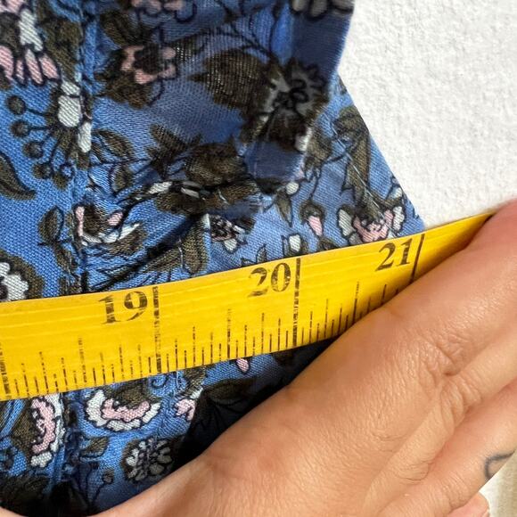 Old‎ Navy Smocked Peplum Top, Cottagecore Coquette Y2K Fairycore Large - Picture 5 of 6